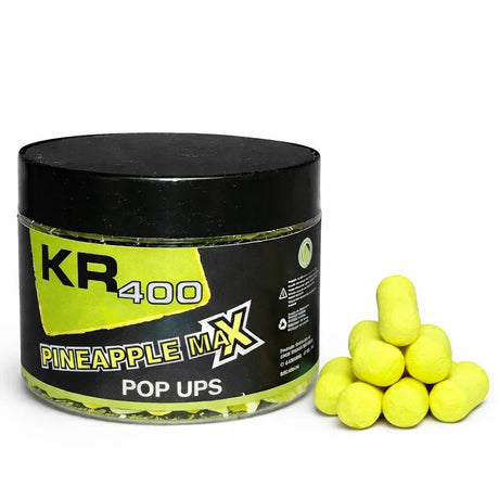 Dumbells Pop Ups Krom Quality KR400 Pineapple Max Yellow - Tienda Carpfishing