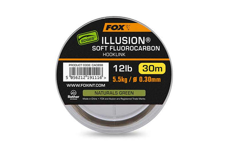 Fluorocarbono Fox Edges Illusion Soft 30 m - Tienda Carpfishing