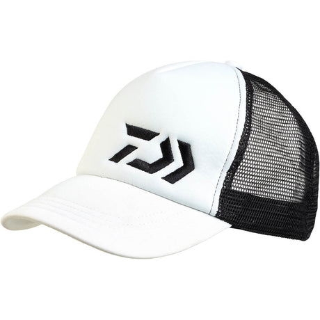 Gorra Daiwa Matelasse Blanca/Negra - Tienda Carpfishing