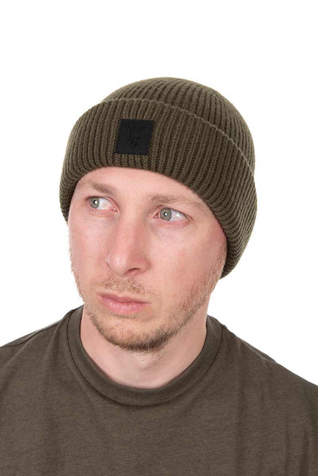 Gorro Fox HD Beanie Caqui - Tienda Carpfishing