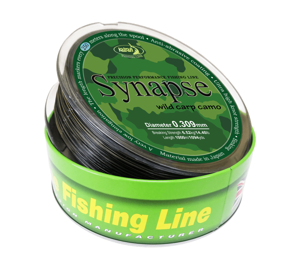 Hilo Katran Synapse Wild Carp Camo 0,30 mm 1000 m - Tienda Carpfishing