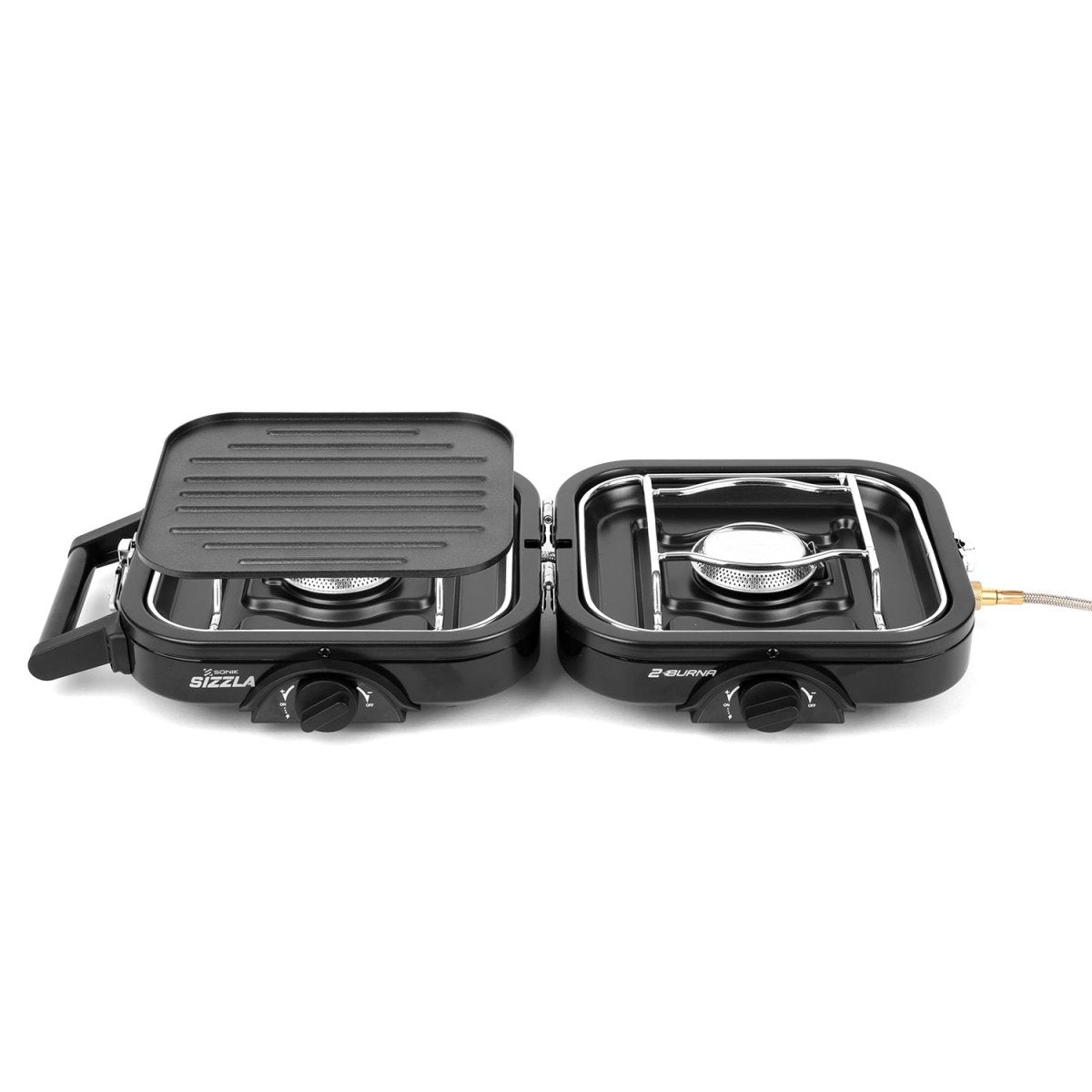 Hornillo Sonik Sizzla 2Burna - Tienda Carpfishing