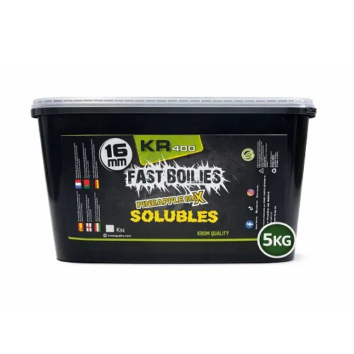 Boilies Löslich Krom Quality KR400 Pineapple Max 16mm 5KG