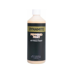 Líquido Dynamite Baits Peppered Fruit Attract 500 ml - Tienda Carpfishing
