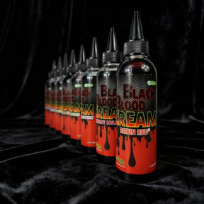 Líquido Pro Elite Baits Black Blood Cream - Tienda Carpfishing