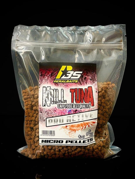 Micro Pellets Peralbaits Krill Tuna 7 mm - Tienda Carpfishing