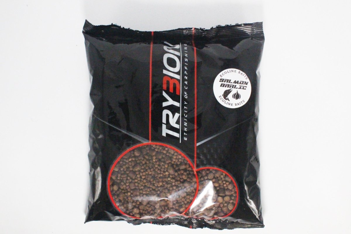 Mix Pellet Trybion Ecoline Salmon Garlic - Tienda Carpfishing