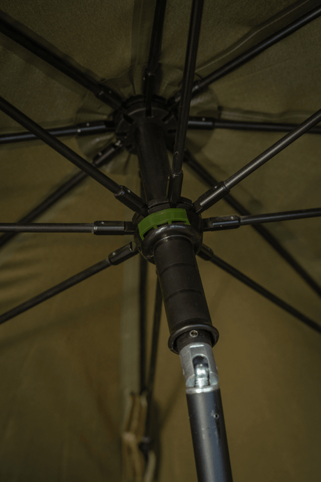 Paraguas Korum Progress Graphitalye 1,35 x 2,1 m - Tienda Carpfishing