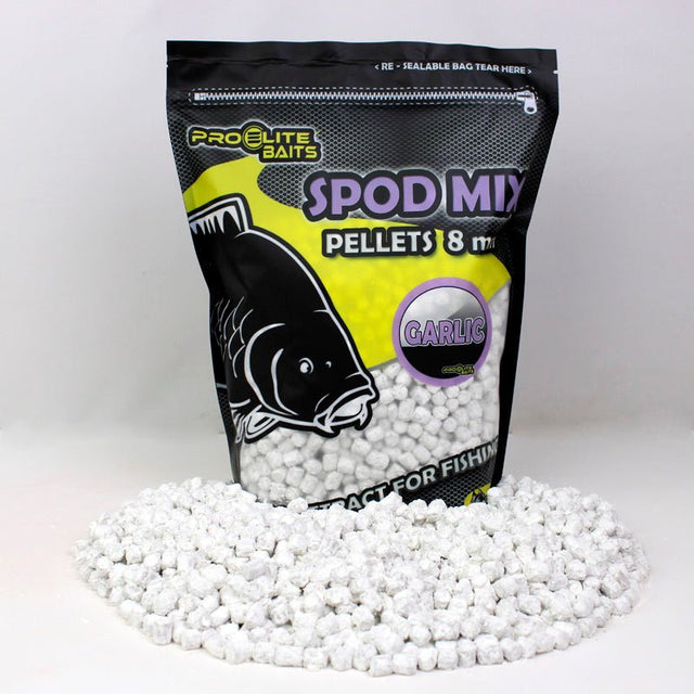 Pellets Spod Mix Pro Elite Baits Garlic 8 mm - Tienda Carpfishing