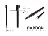 Pica de carbono Zfish 50 - 90 cm - Tienda Carpfishing