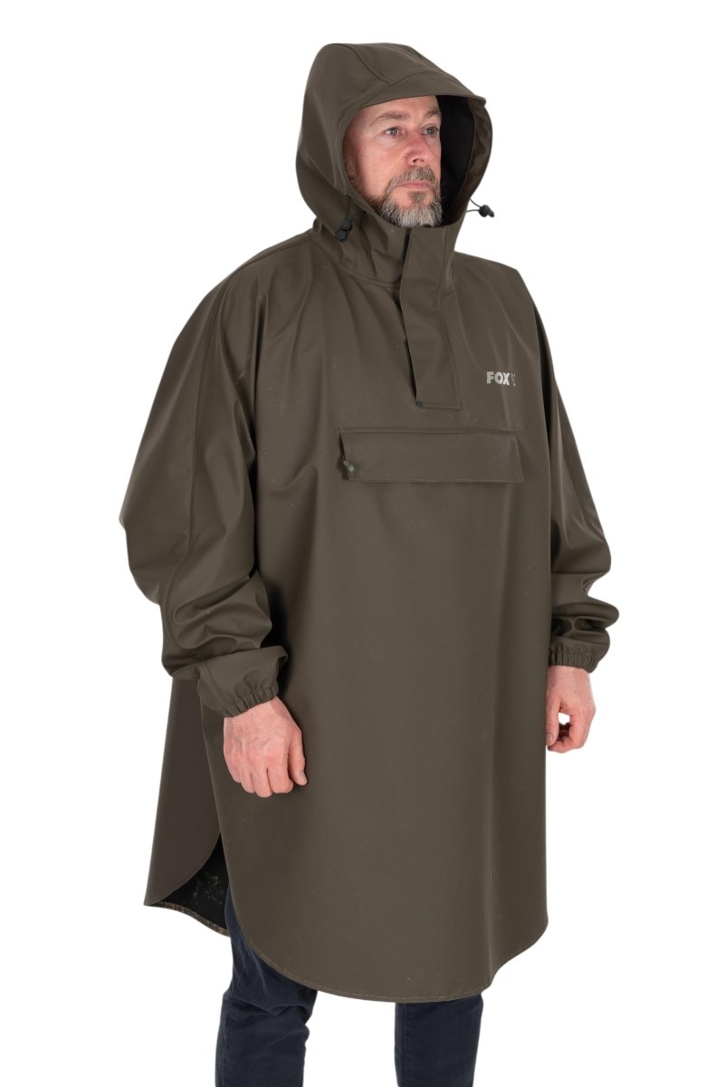 Poncho Fox Khaki One Size - Tienda Carpfishing