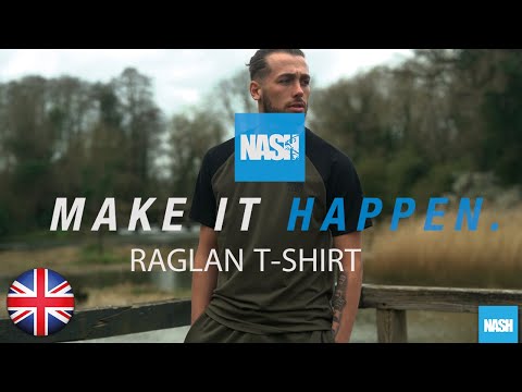 T-shirt Nash Raglan Grün