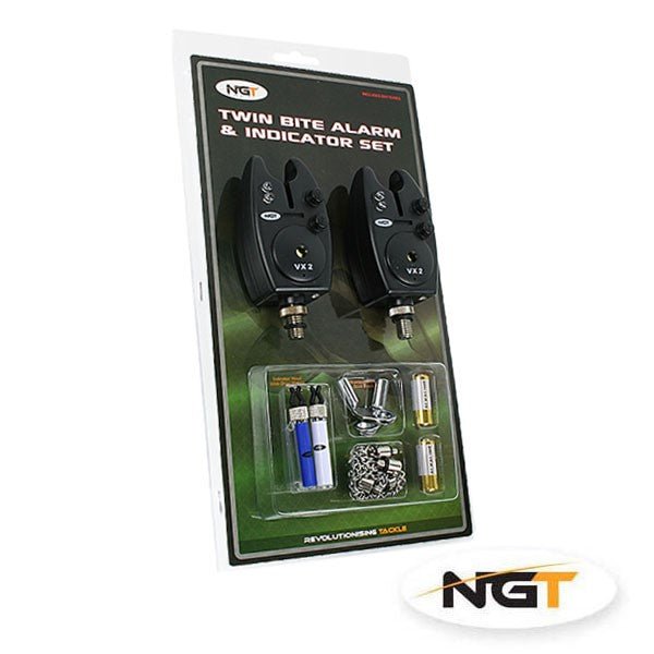 Set de 2 alarmas NGT con tensores - Tienda Carpfishing