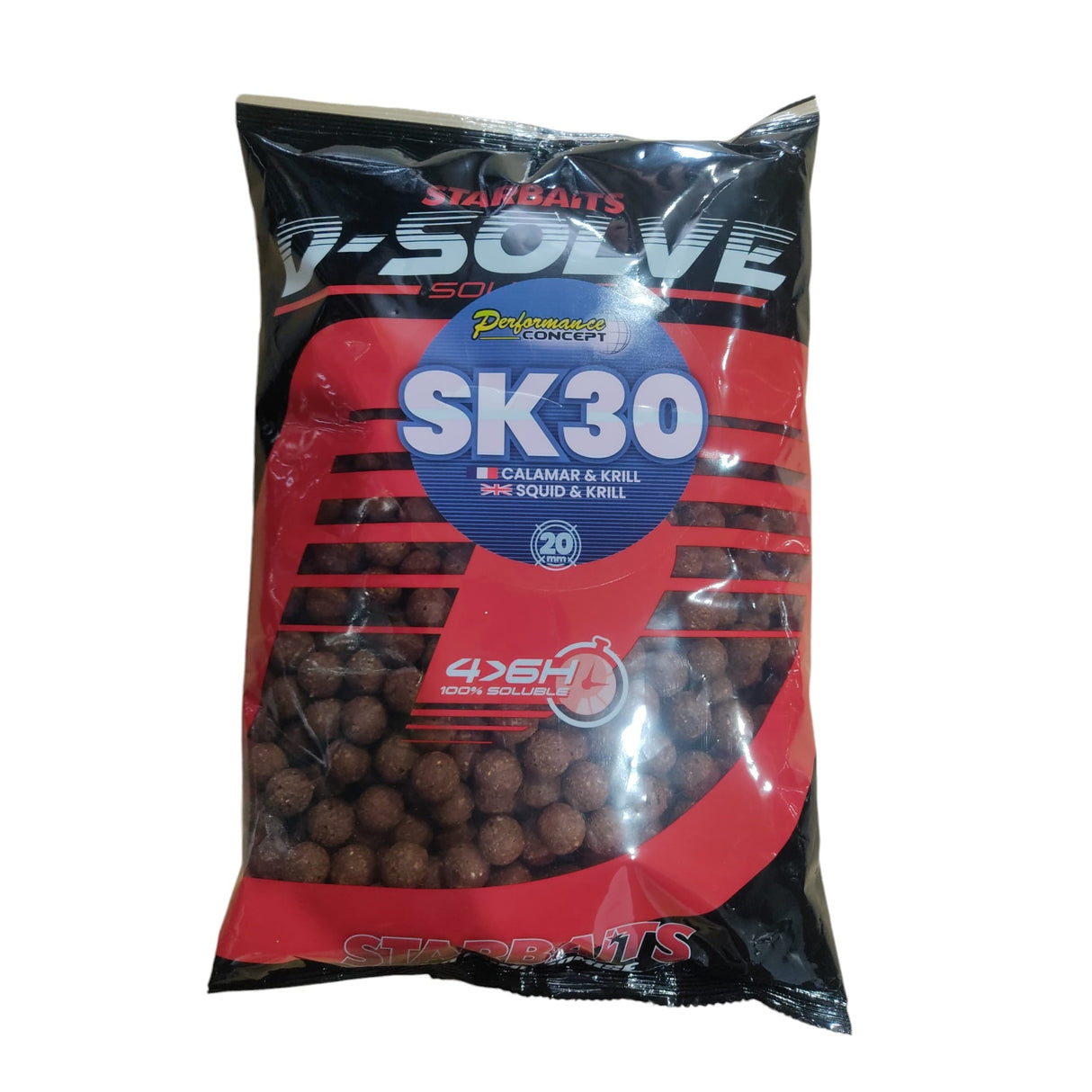 Boilies Starbaits Lösungsmittel SK30 20 mm 2,5 kg