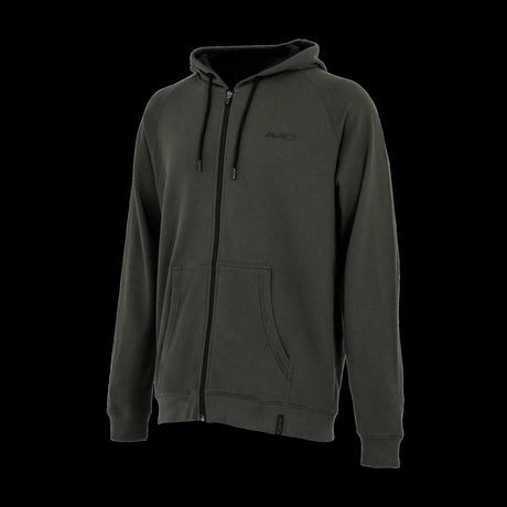 Sudadera Avid Carp Bearing Verde con cremallera - Tienda Carpfishing