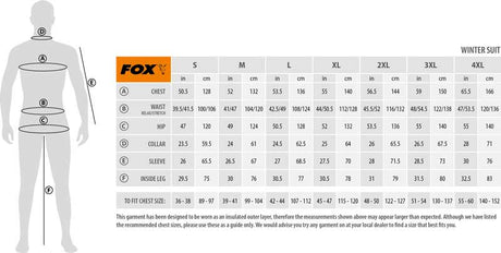 Traje térmico Fox - Tienda Carpfishing