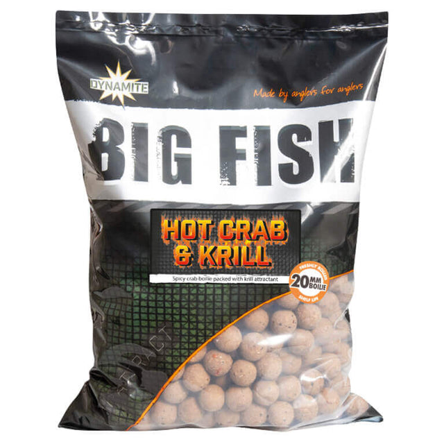 Boilies Dynamite Baits Hot Crab Krill 15 mm