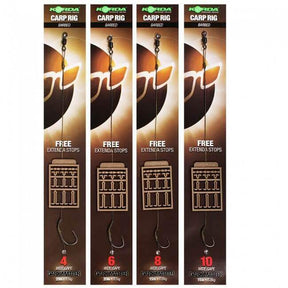 Anzuelos montados Korda Wide Gape Dark Matter - Tienda Carpfishing
