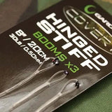 Bajos de línea montados Stiff Booms Gardner 8 - Tienda Carpfishing