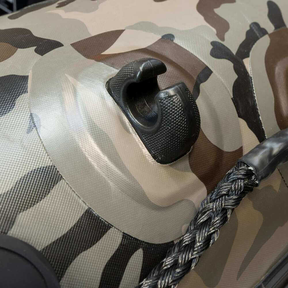 Barca Raptor 270 X - Wide Dark Camo con suelo de aluminio - Tienda Carpfishing