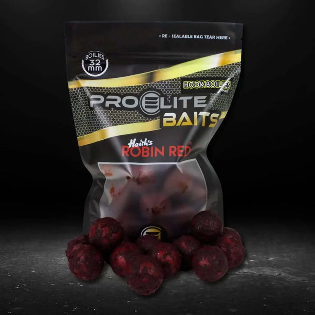 Boilies Pro Elite Baits Gold Robin Red 32 mm - Tienda Carpfishing