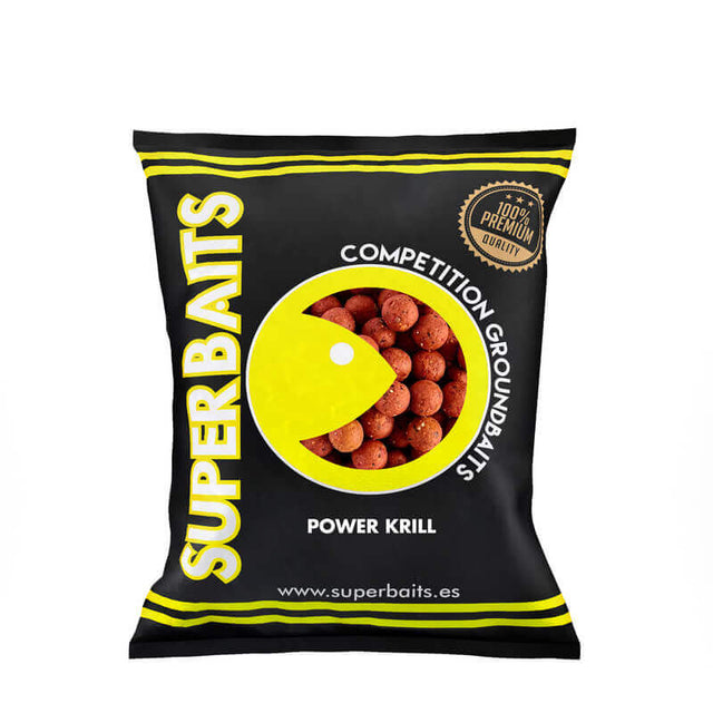 Boilies Superbaits Power Krill 20 mm - Tienda Carpfishing