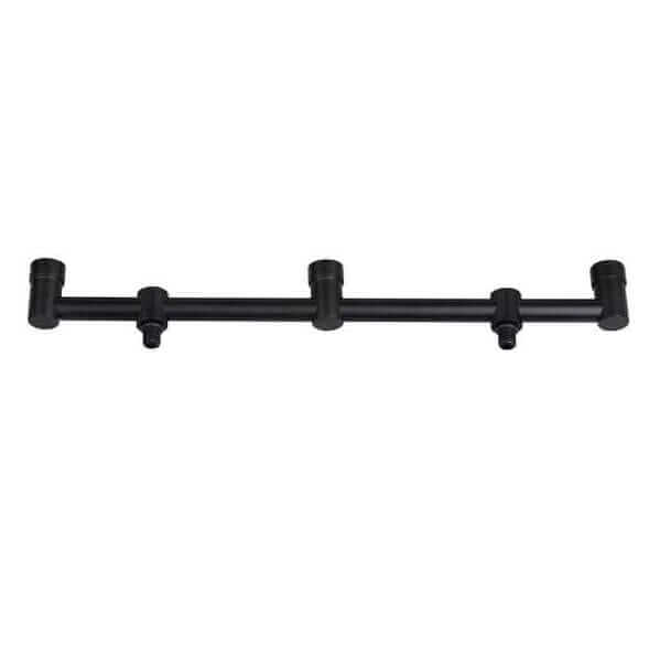 Buzz bar negro anodizado Virux 3 cañas - Tienda Carpfishing