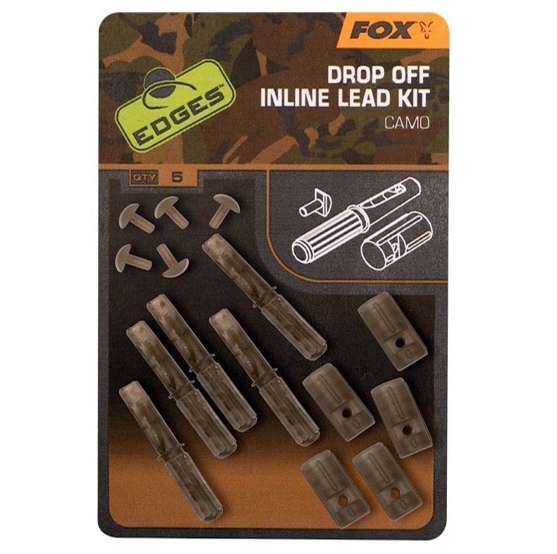 Drop Off inline Lead Kit Camo Fox - Tienda Carpfishing