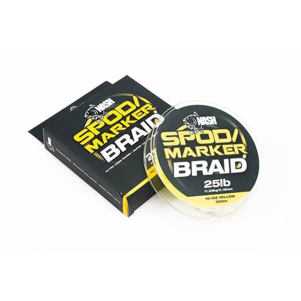 Hilo Spod Marker Nash Amarillo 0,18 mm / 300 m - Tienda Carpfishing