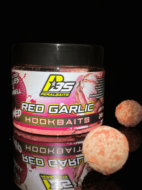 Hook Baits Peralbaits Red Garlic 24 mm - Tienda Carpfishing