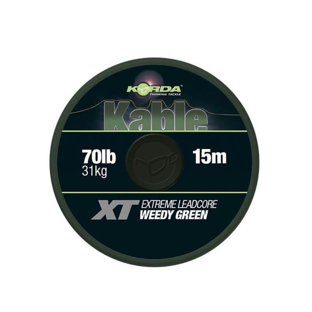 Leadcore Korda Kable Verde 70 lb / 15 m - Tienda Carpfishing