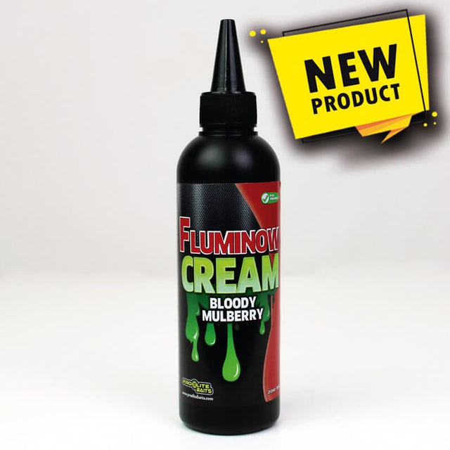 Líquido Fluminow Cream Pro Elite Baits Bloody Mulberry 150 ml - Tienda Carpfishing