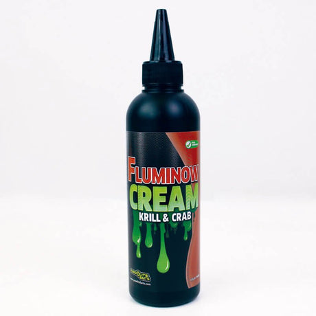 Líquido Fluminow Cream Pro Elite Baits Krill Crab 150 ml - Tienda Carpfishing