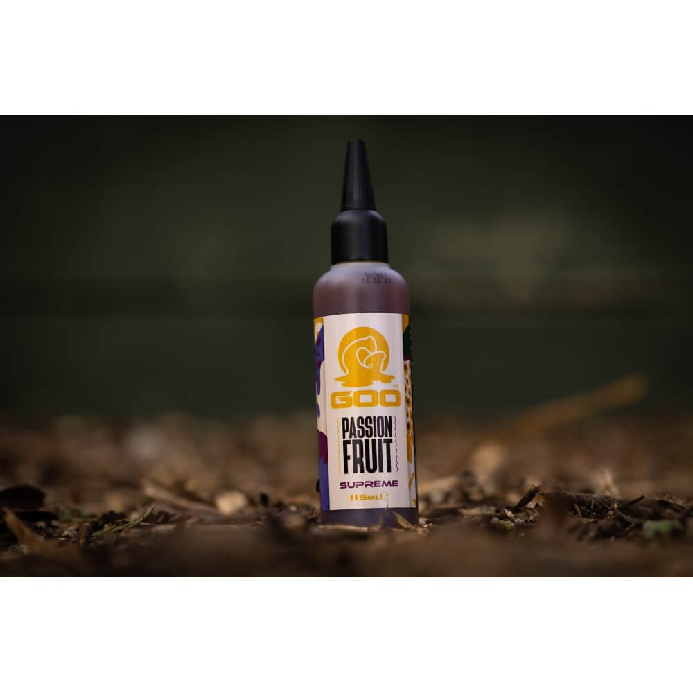 Líquido Korda Goo Golden Passion Fruit Supreme 115 ml - Tienda Carpfishing