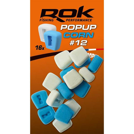 Maíz Pop up Rok Fishing Azul/Blanco 12 - Tienda Carpfishing