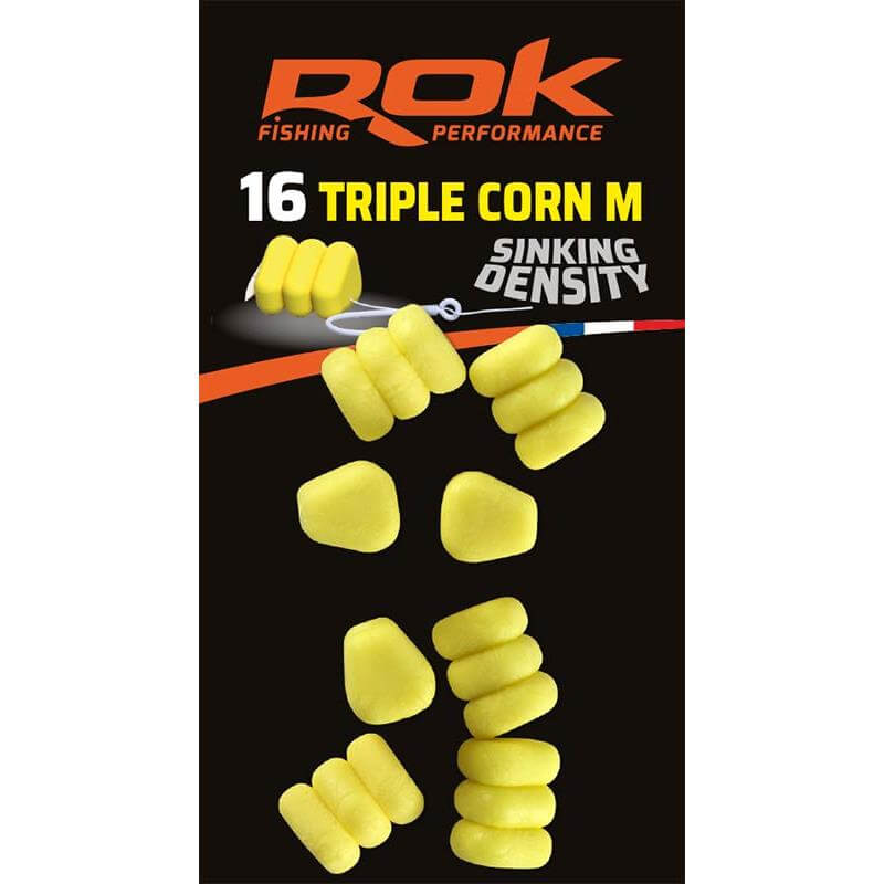 Maíz Triple Rok Fishing Sinking Density Amarillo M - Tienda Carpfishing
