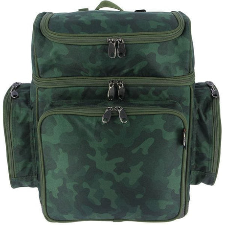 Mochila Multi - Pocket NGT Camo Verde - Tienda Carpfishing