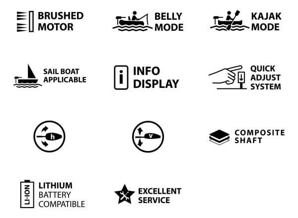 Motor eléctrico Rhino BE 35 Black Edition - Tienda Carpfishing