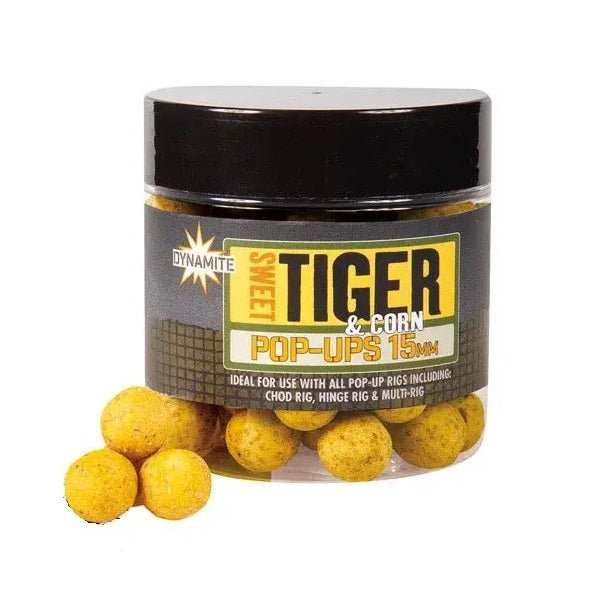 Pop Ups Dynamite Baits Big Fish Sweet Tiger&Corn 15 mm - Tienda Carpfishing