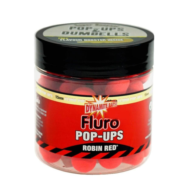 Pop ups Dynamite Baits Robin Red Fluoro 15 mm - Tienda Carpfishing