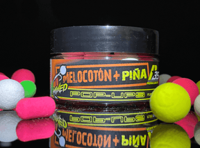 Pop ups Peralbaits Melocotón Piña - Tienda Carpfishing