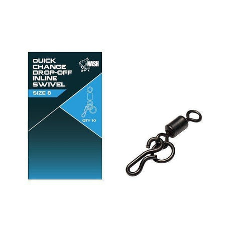 Quick Change Drop Off in line Swivel Nash - Tienda Carpfishing