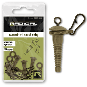 Semi - Fixed Rig Radical Camo Verde - Tienda Carpfishing