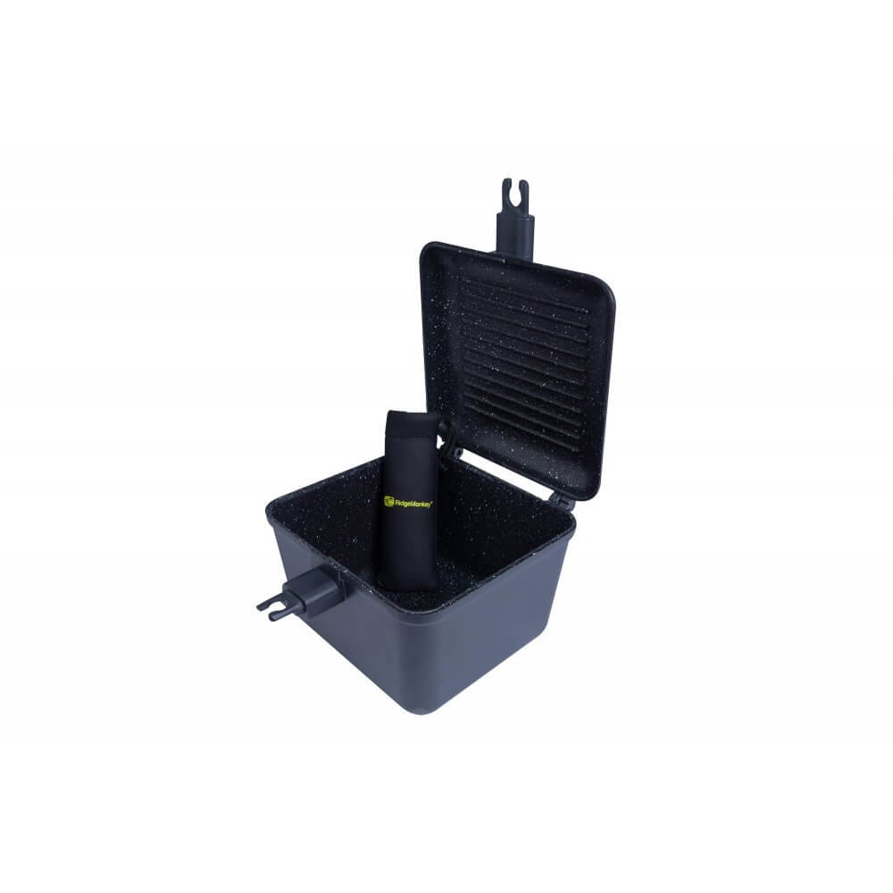 Set Utensilios de cocina Ridge Monkey Connect Deep Granite - Tienda Carpfishing