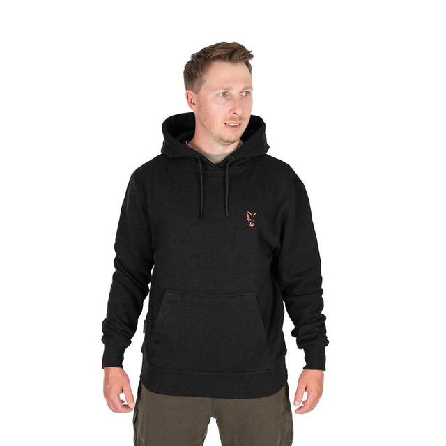 Sudadera Fox Collection Negra y Naranja - Tienda Carpfishing