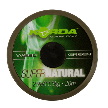 Trenzado Korda Super Natural verde 18 lb / 20 m - Tienda Carpfishing