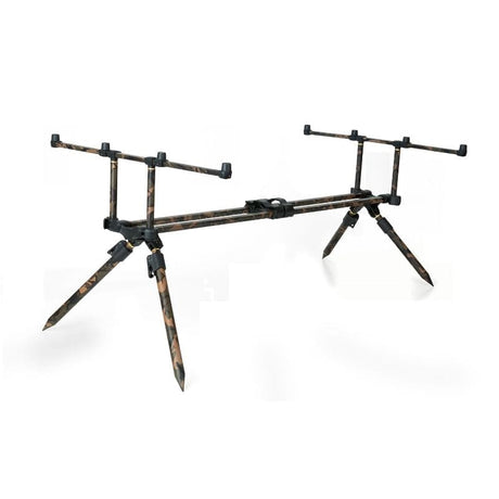 Trípode Fox Horizon Duo Camo 4 Cañas - Tienda Carpfishing